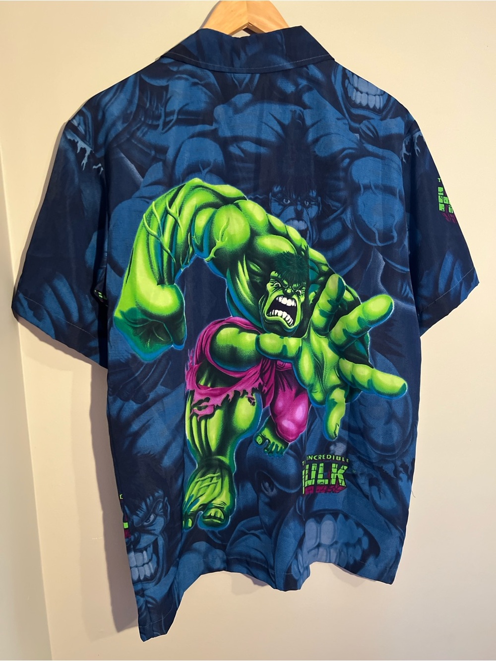 The Incredible Hulk Marvel Vintage Y2K Small